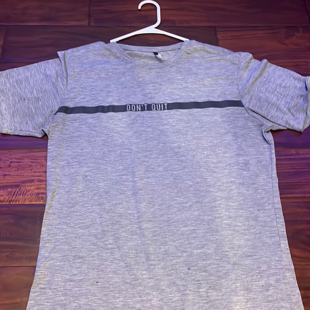 “Don’t quit” grey T-shirt